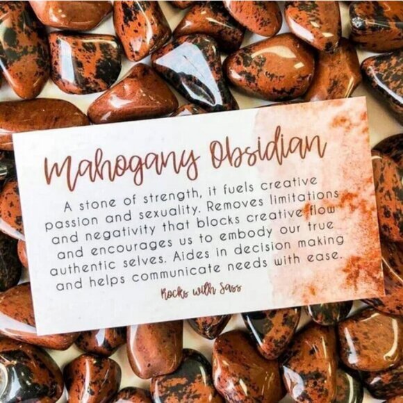 Mahagony Obsidian Spheres! Big & Chunky Wire Wrapped Beauties! Power Chi Flow - Picture 8 of 9